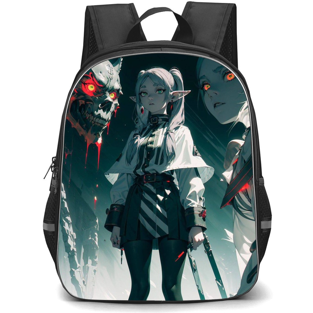 Beyond Journey's End Freiren Backpack StudentPack - Freiren Red Grayscale