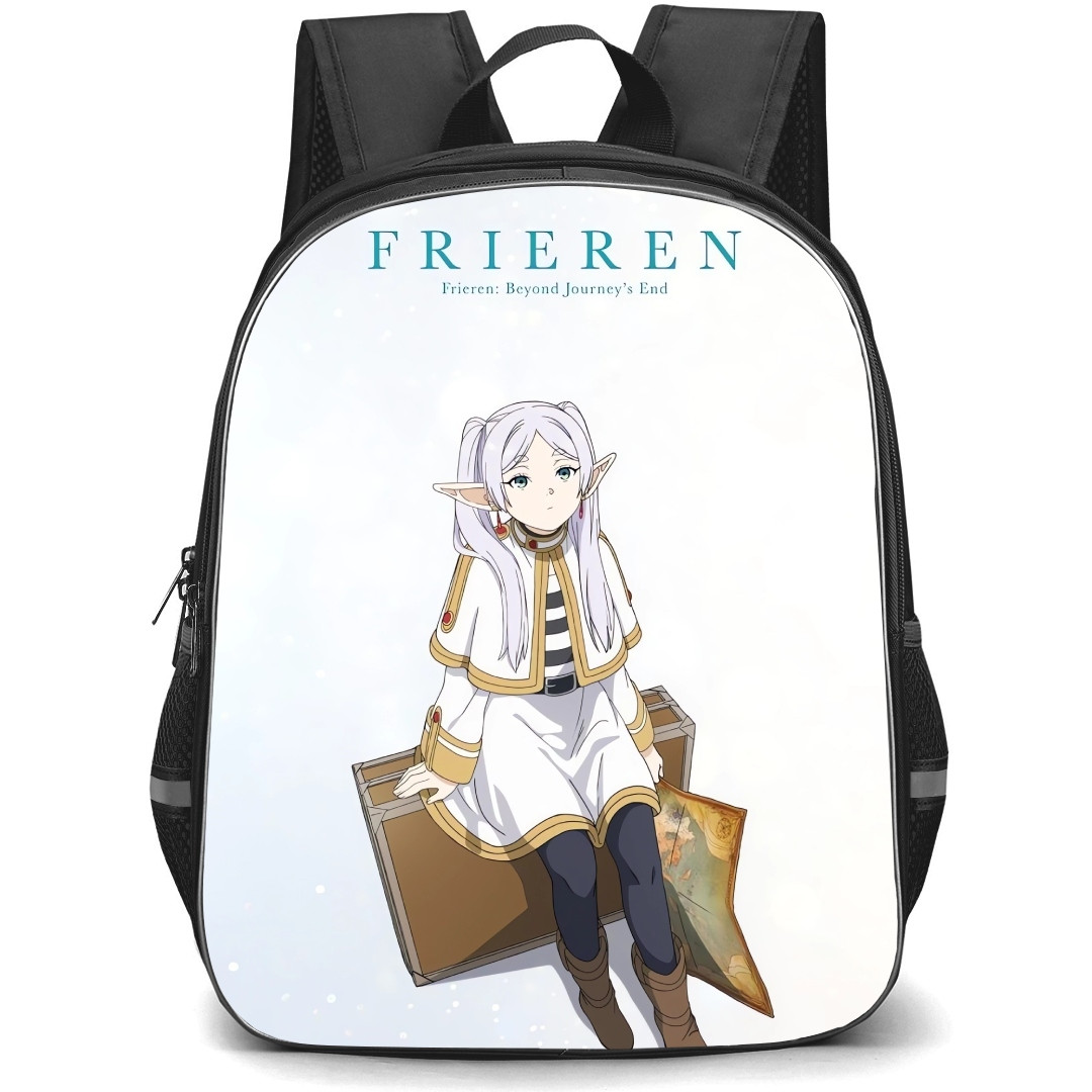 Beyond Journey's End Freiren Backpack StudentPack - Freiren Sitting White Background