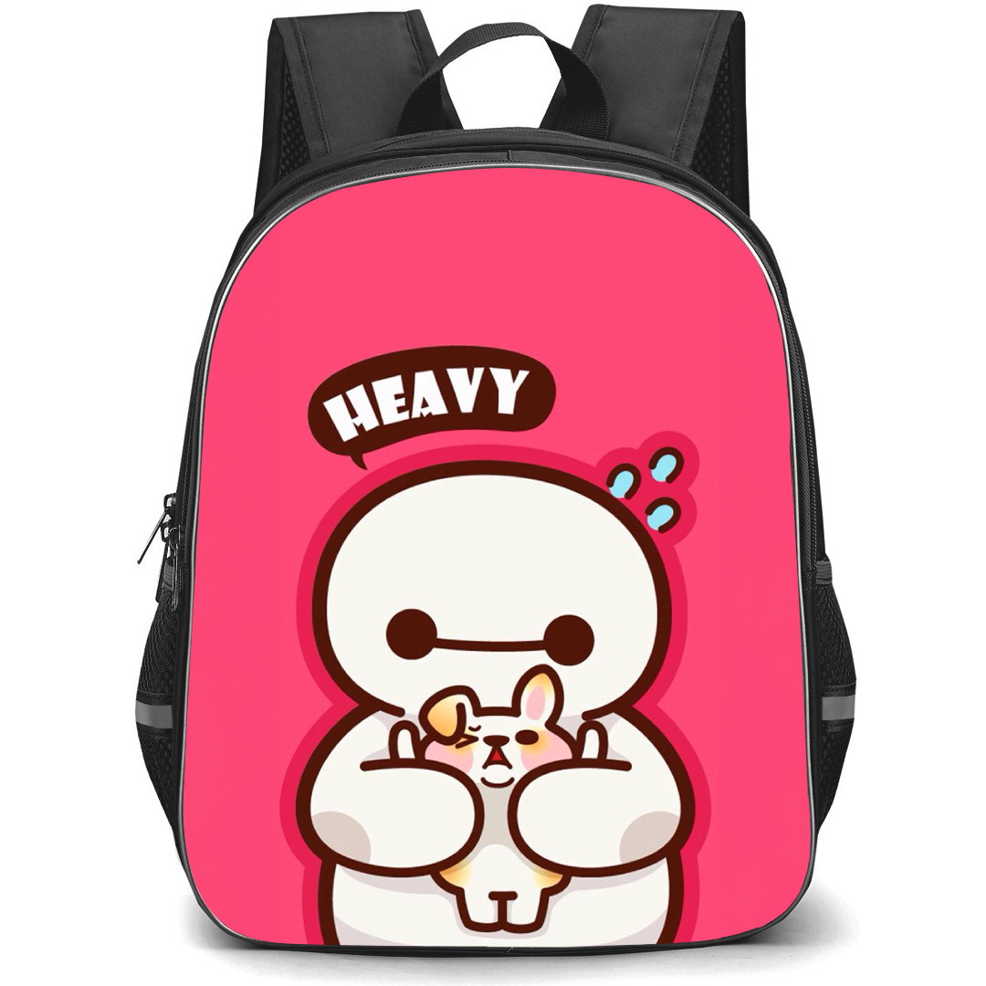 Big Hero 6 Baymax School Backpack StudentPack - Baymax Heavy Chibi
