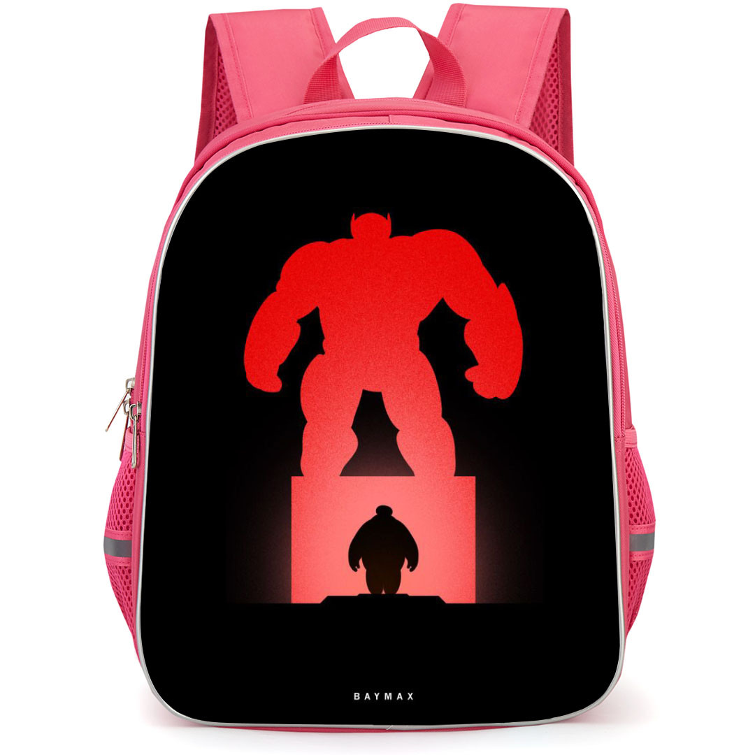 Big Hero 6 Baymax School Backpack StudentPack - Baymax Portrait Silhoutte