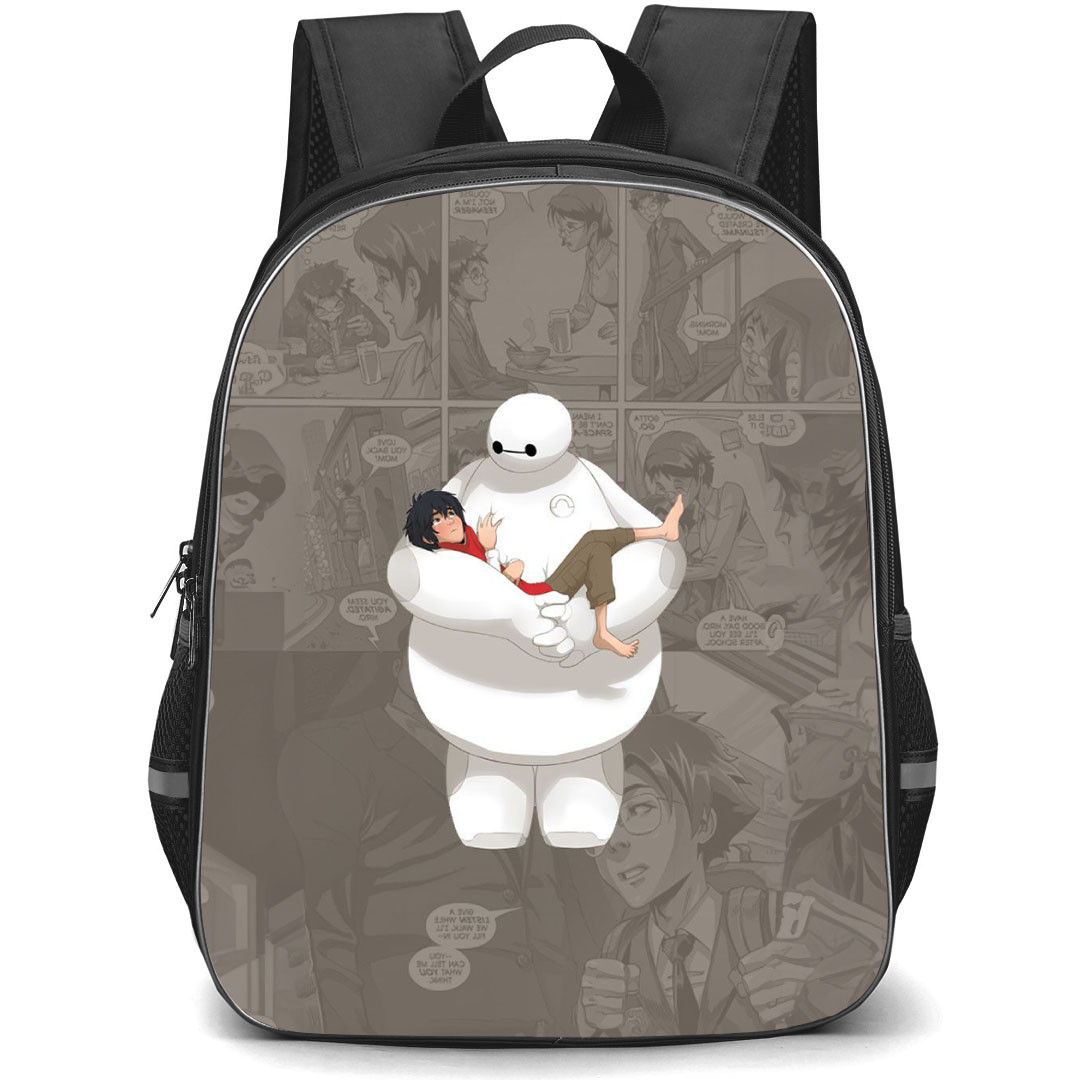 Big Hero 6 School Backpack StudentPack - Baymax And Hiro Carry