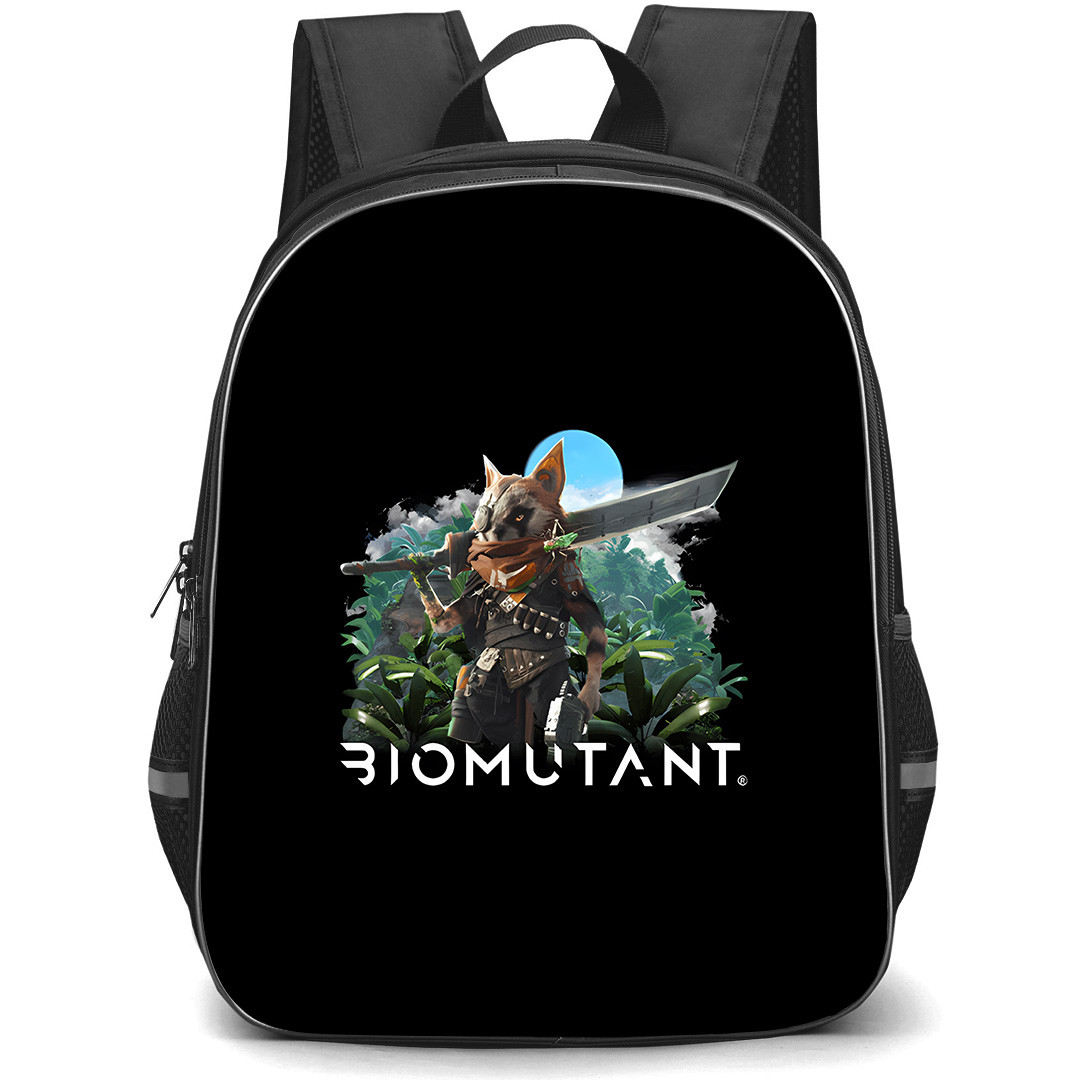 Biomutant Backpack School Bag StudentPack - Biomutant Game Cover Art Sticker