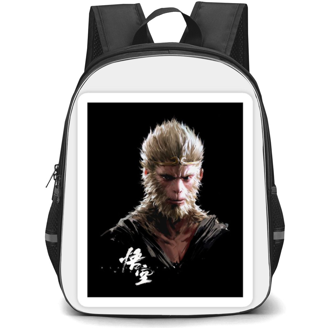Black Myth Wukong Backpack StudentPack - Black Background Portrait
