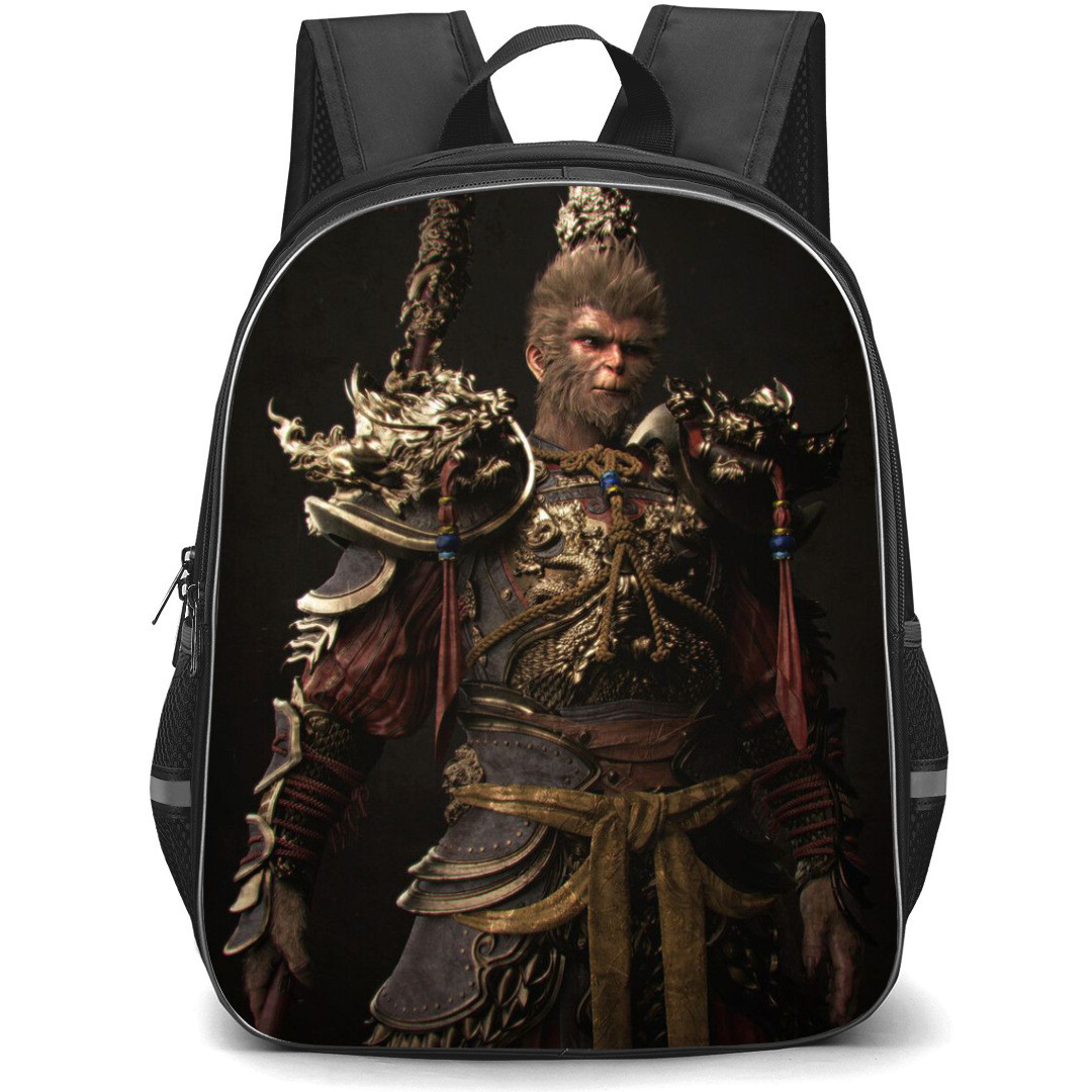 Black Myth Wukong Backpack StudentPack - In Golden Armor Portrait