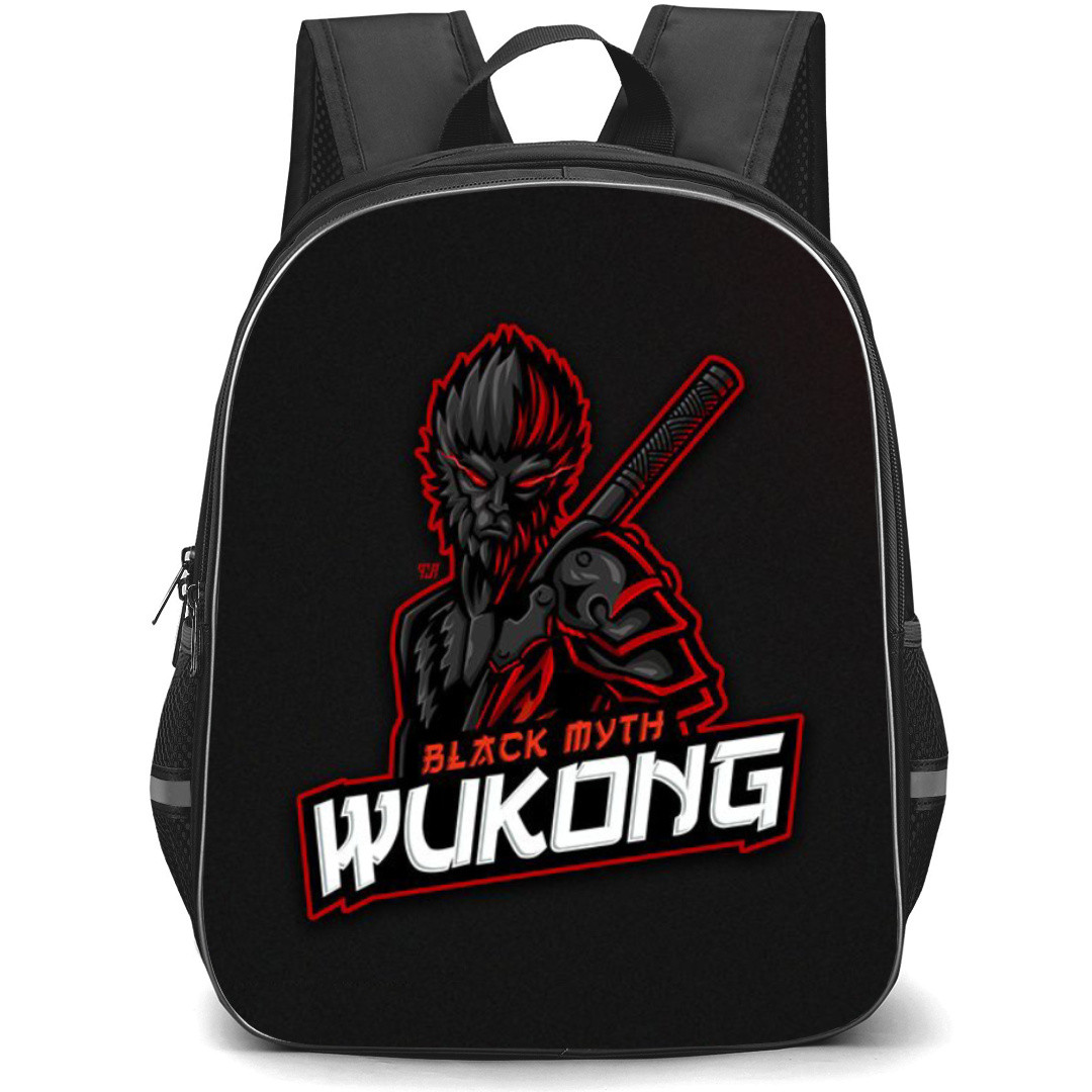 Black Myth Wukong Backpack StudentPack - Illustration Fan Art Logo