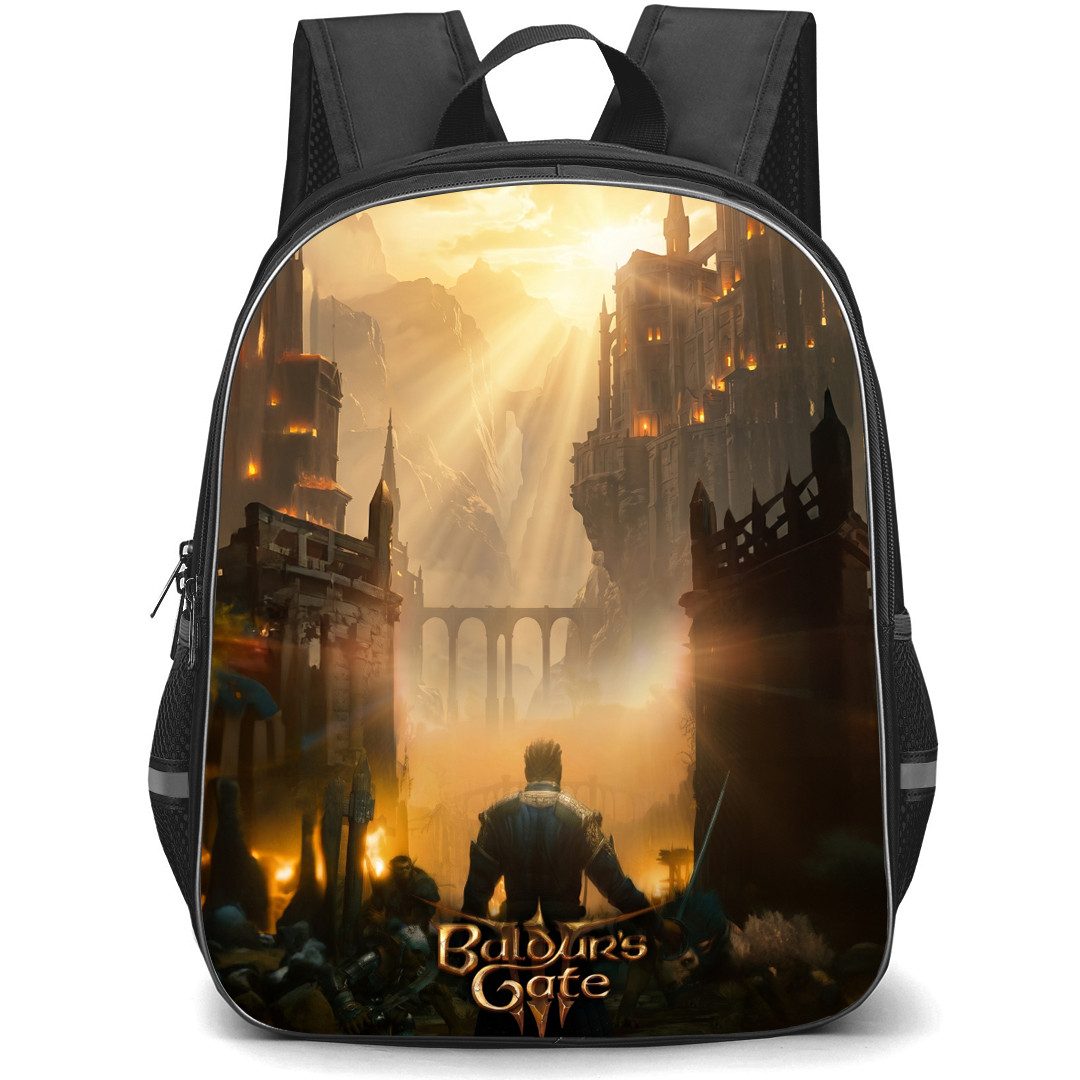 Baldur's Gate Backpack School Bag StudentPack - Baldur's Gate Promotional Game Poster