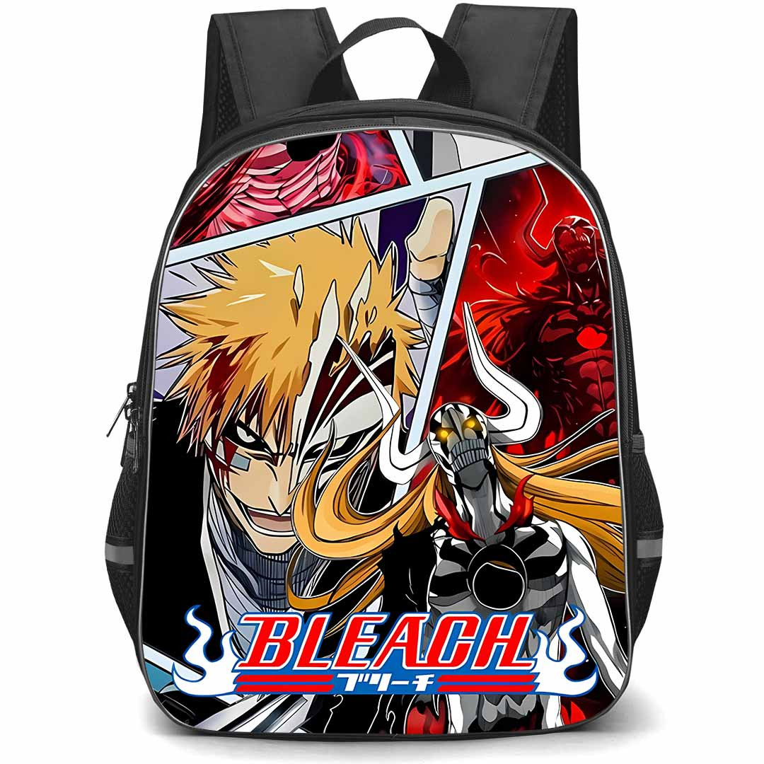 Bleach Ichigo Kurosaki Backpack School Bag StudentPack - Ichigo Kurosaki Hollow Evolution Collage Poster