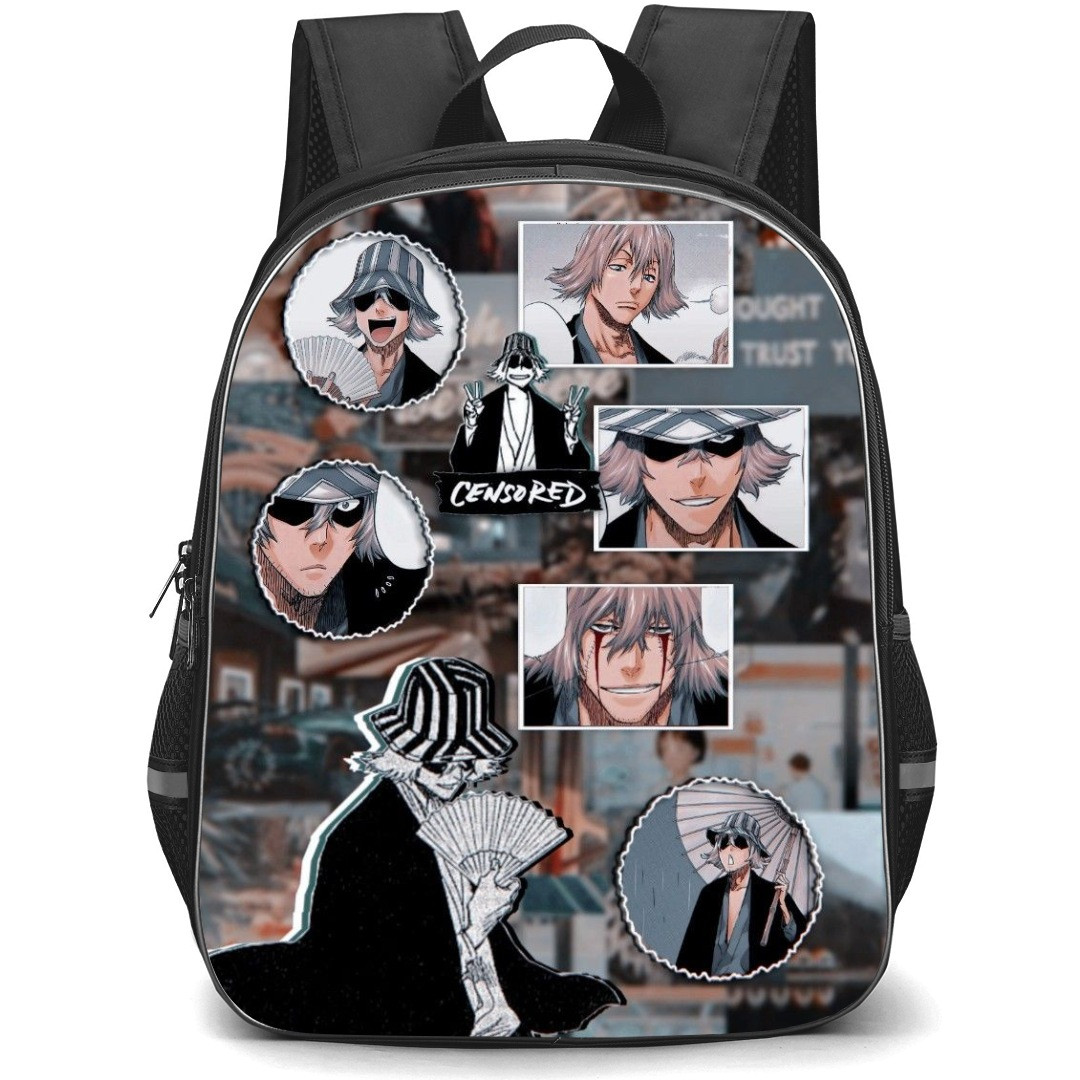 Bleach Kisuke Urahara Backpack StudentPack - Kisuke Urahara Collage