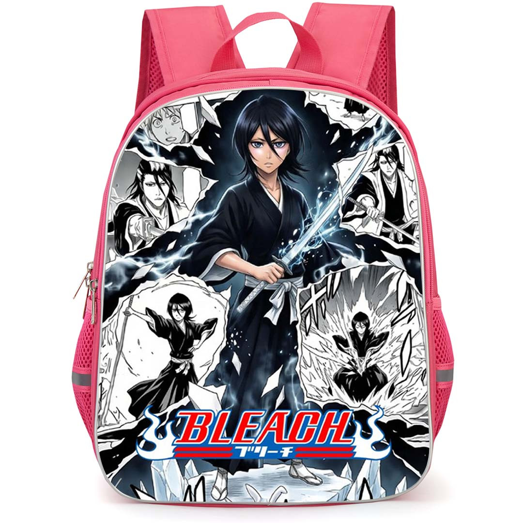 Bleach Rukia Kuchiki Backpack School Bag StudentPack - Rukia Kuchiki Manga Lightning Poster
