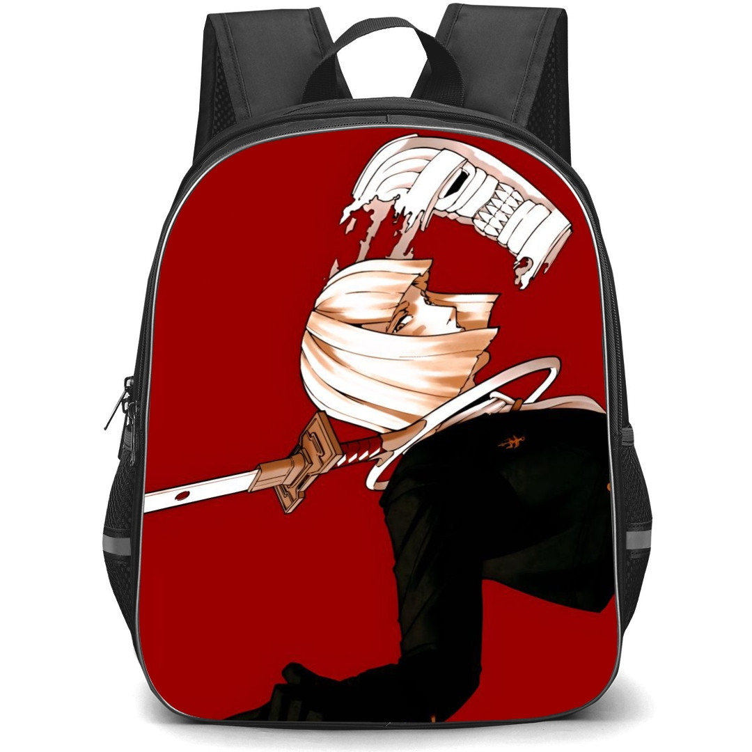 Bleach Shinji Hirako Backpack StudentPack - Shinji Hirako Hollow Form On Red Background