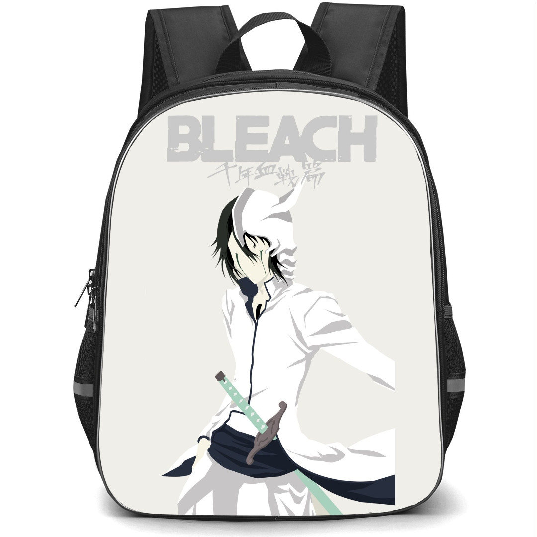 Bleach Ulquiorra Cifer Backpack StudentPack - Ulquiorra Cifer Portrait Minimalist