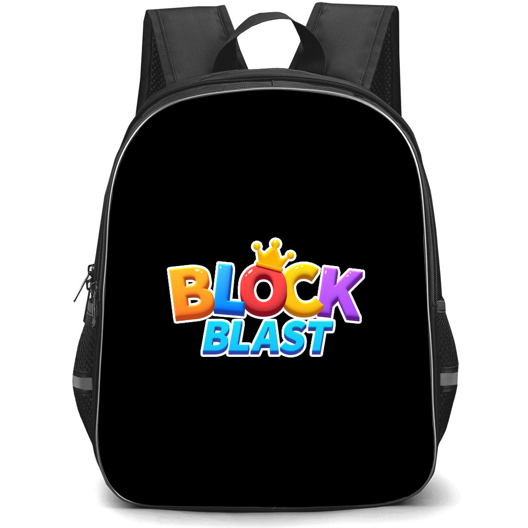 Block Blast! Backpack School Bag StudentPack - Block Blast! Main Logo Sticker