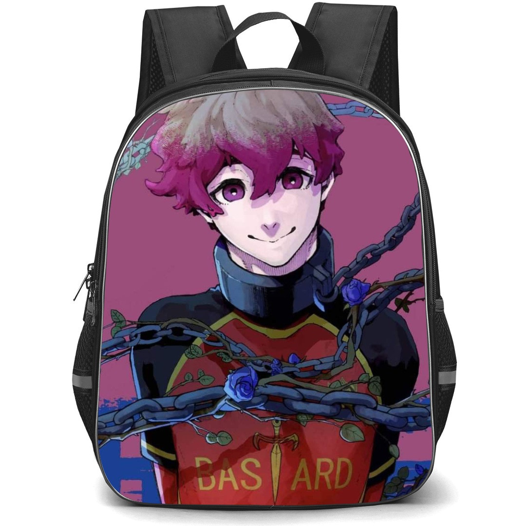 Blue Lock Alexis Ness Backpack StudentPack - Alexis Ness Smiling Portrait Comic Art