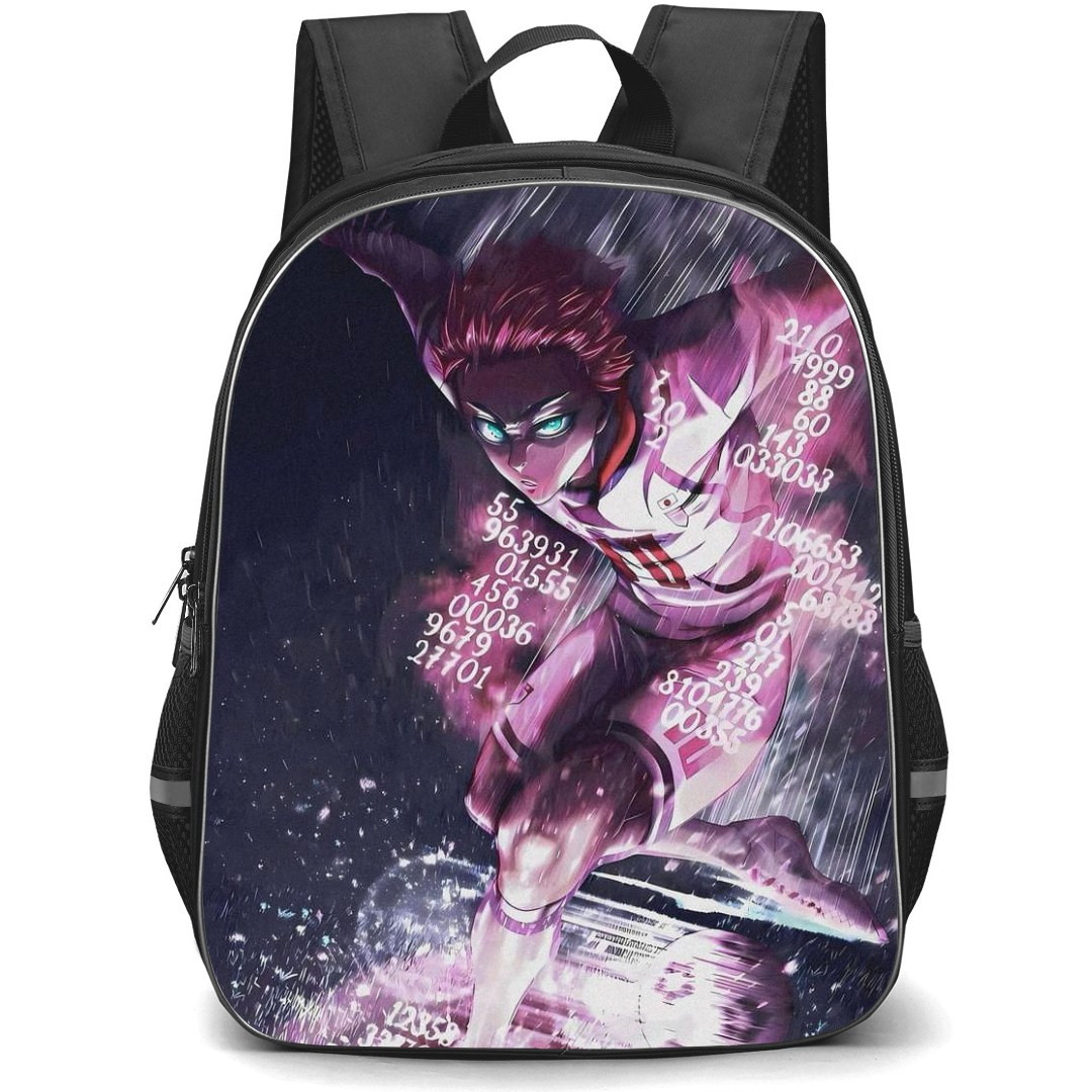 Blue Lock Sae Itoshi Backpack StudentPack - Sae Itoshi Football Player Manga Color Poster