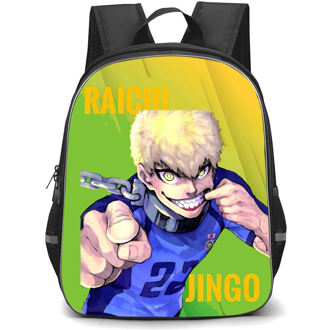 Blue Lock Jingo Raichi Backpack StudentPack - Jingo Raichi Character Series Comic Art
