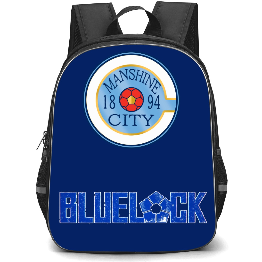 Blue Lock Backpack StudentPack - Manshine City Logo Sticker