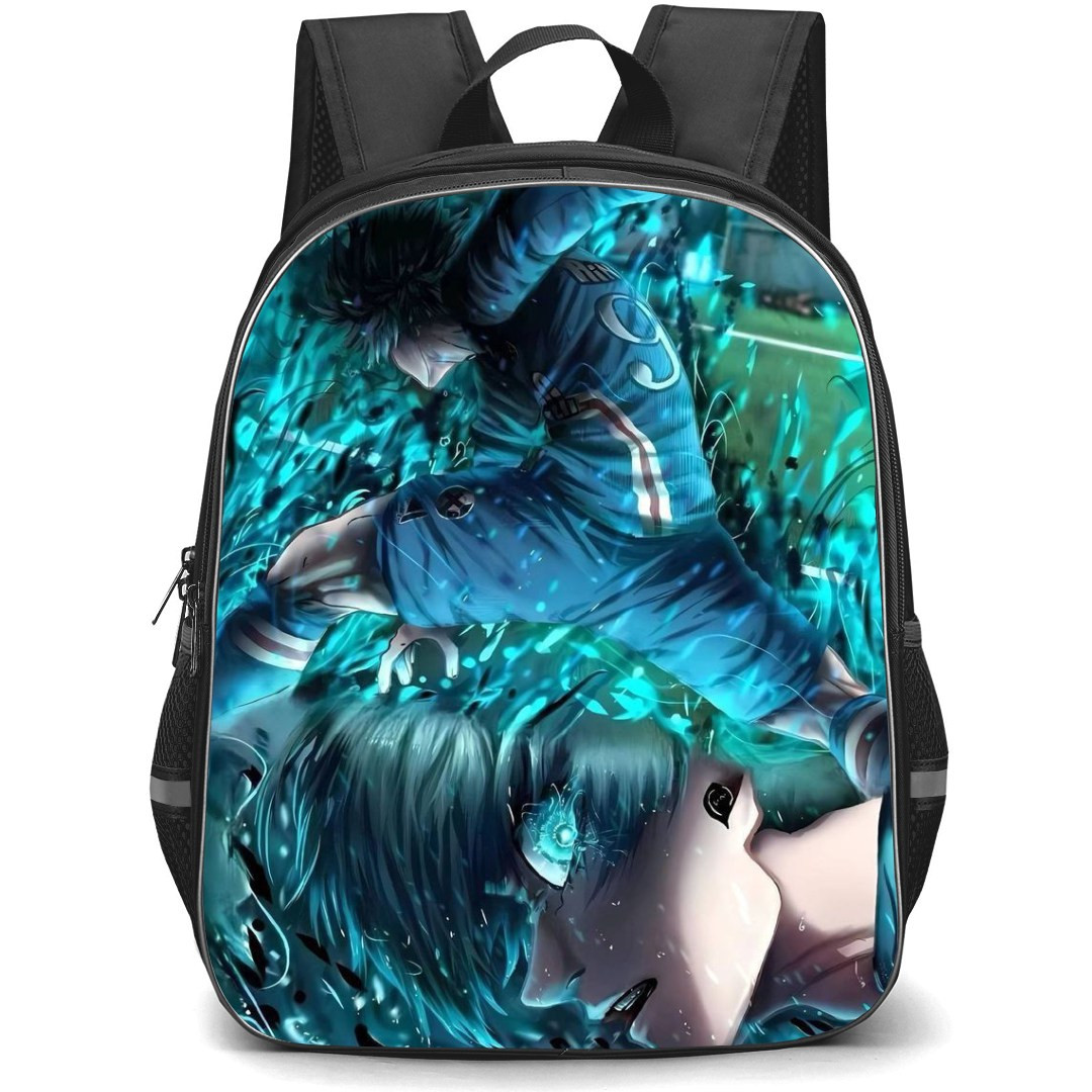 Blue Lock Rin Itoshi Backpack StudentPack - Rin Itoshi Anime Digital Art Poster