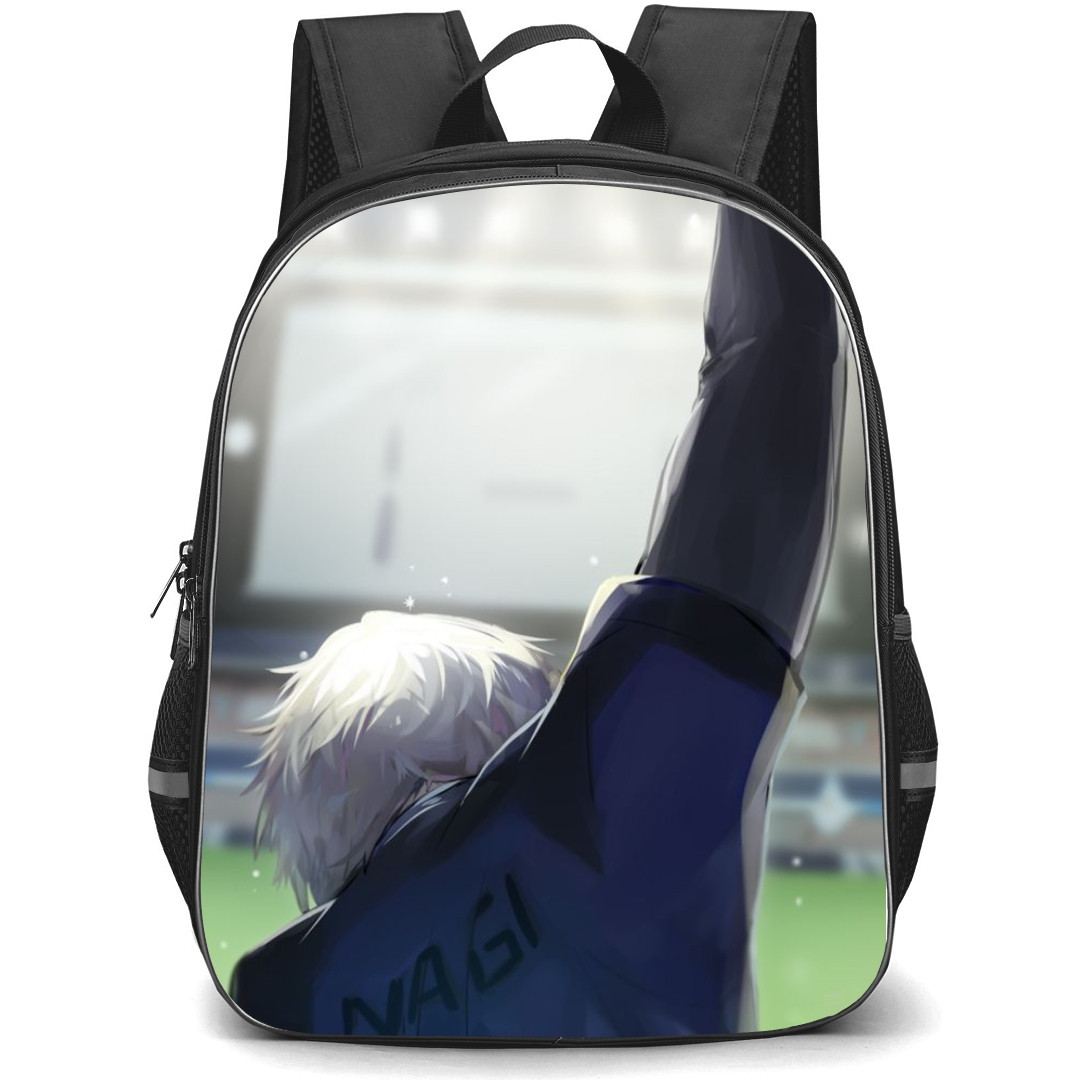 Blue Lock Seishiro Nagi Backpack StudentPack - Seishiro Nagi Back Portrait Illustration