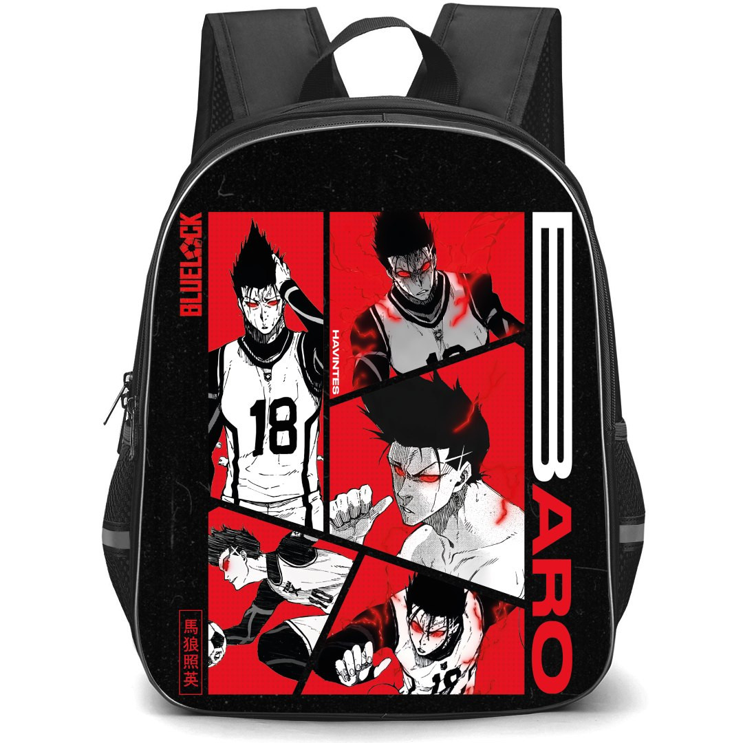 Blue Lock Shoei Baro Backpack StudentPack - Shoei Baro Collage Comic Art