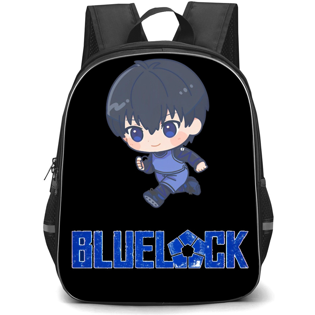 Blue Lock Yoichi Isagi Backpack StudentPack - Yoichi Isagi Running Chibi Art Sticker