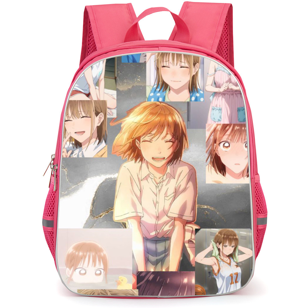 Blue Box Chinatsu Kano Backpack StudentPack - Chinatsu Kano Collage Poster