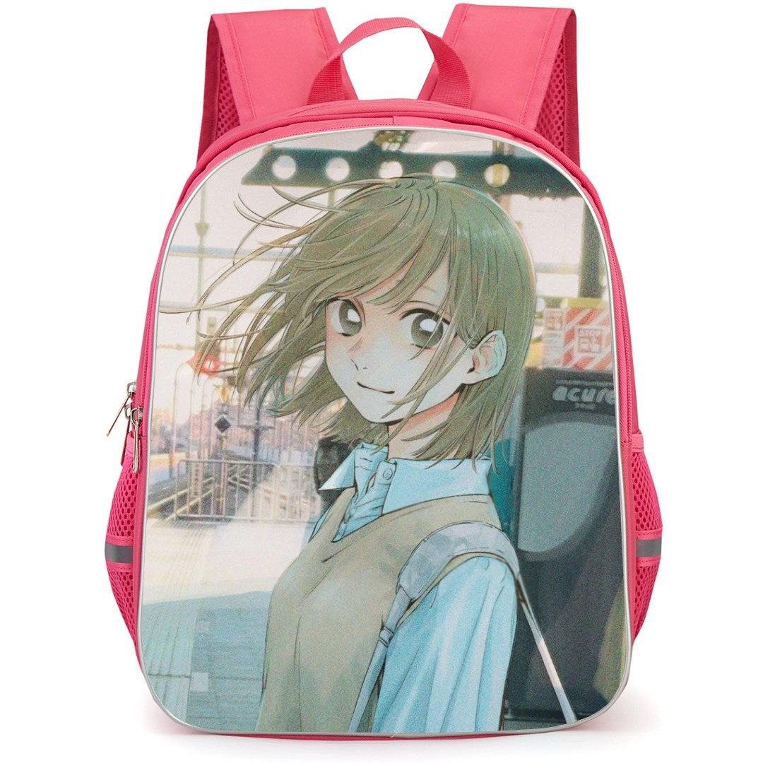 Blue Box Chinatsu Kano Backpack StudentPack - Chinatsu Kano Side Portrait Anime Art On Chapter 44 Poster