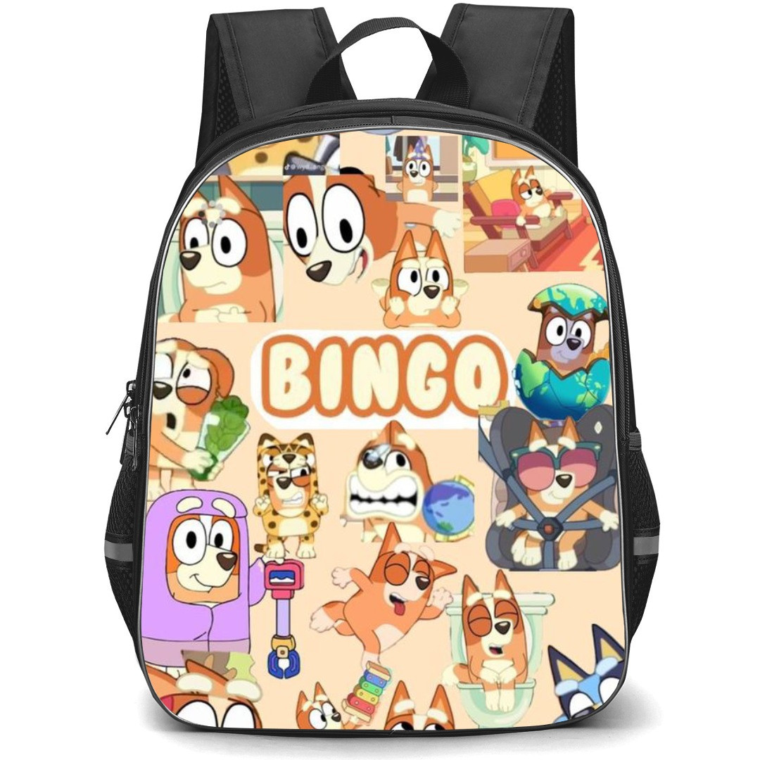 Bluey Bingo School Backpack StudentPack - Bingo Collage Expressions