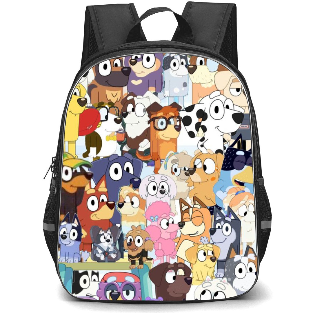 Bluey School Backpack StudentPack - Characters Collage