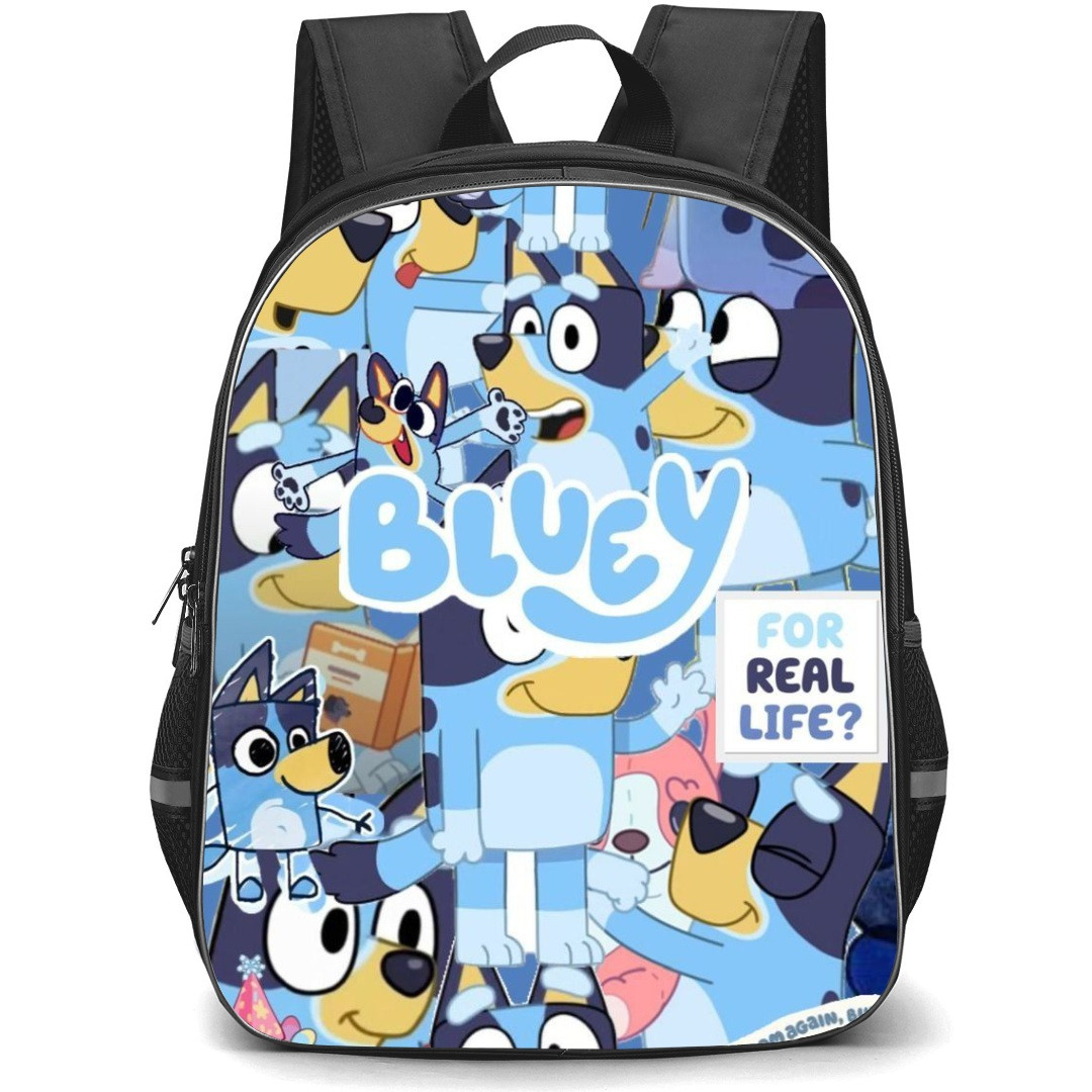 Bluey School Backpack StudentPack - Bluey Collage For Real Life