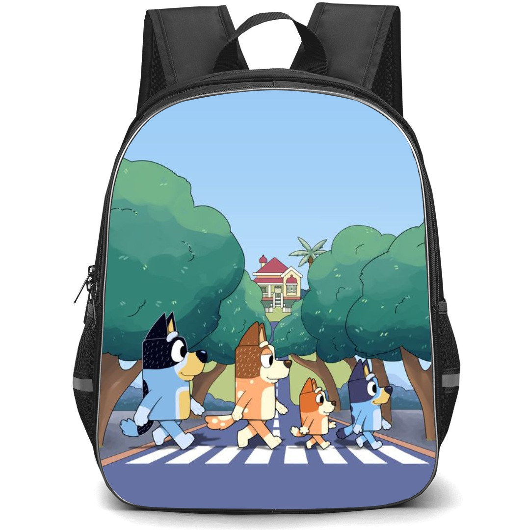 Bluey School Backpack StudentPack - Bluey Family Abbey Road