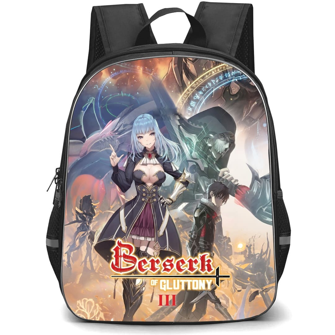 Berserk Of Gluttony Backpack School Bag StudentPack - Eris Seifort And Fate Graphite Fierce Series Poster