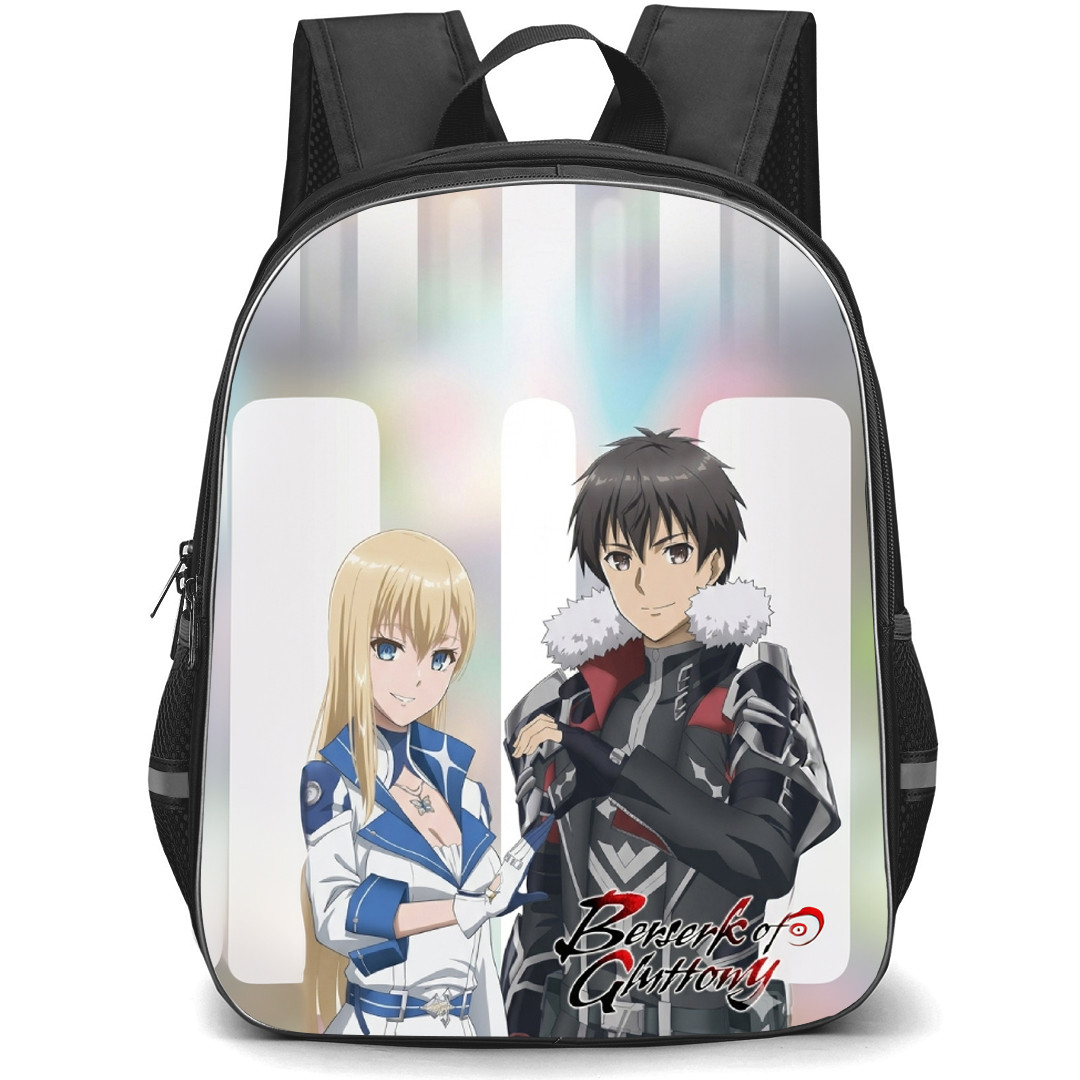 Berserk Of Gluttony Backpack School Bag StudentPack - Roxy Hart And Fate Graphite Smiling Series Poster