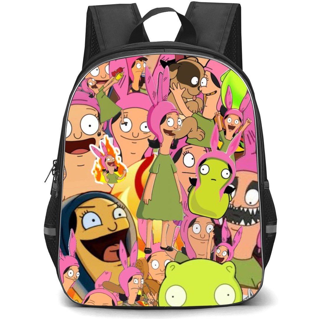 Bob's Burger Louise Belcher Backpack StudentPack - Louise Belcher Collage