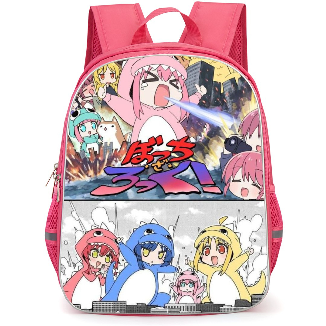 Bocchi The Rock Backpack StudentPack - Bocchi The Rock Chibi Art Poster