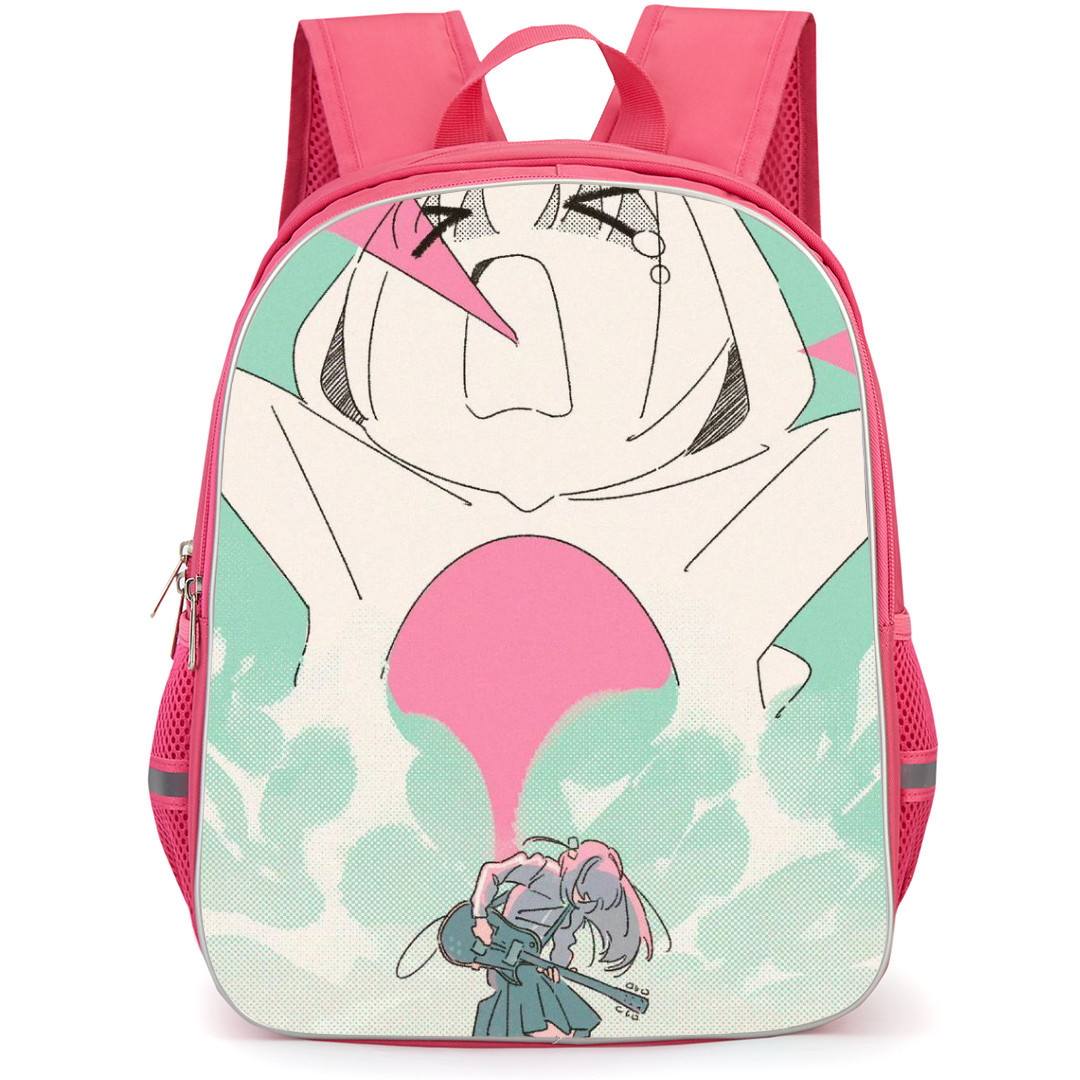 Bocchi The Rock Hitori Gotoh Backpack StudentPack - Hitori Gotoh Bocchi VS The World Minimalist Art Poster
