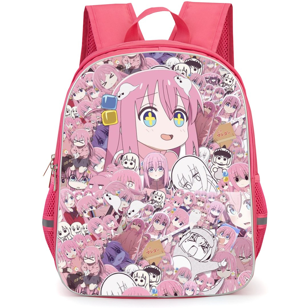 Bocchi The Rock Hitori Gotoh Backpack StudentPack - Hitori Gotoh Collage Poster