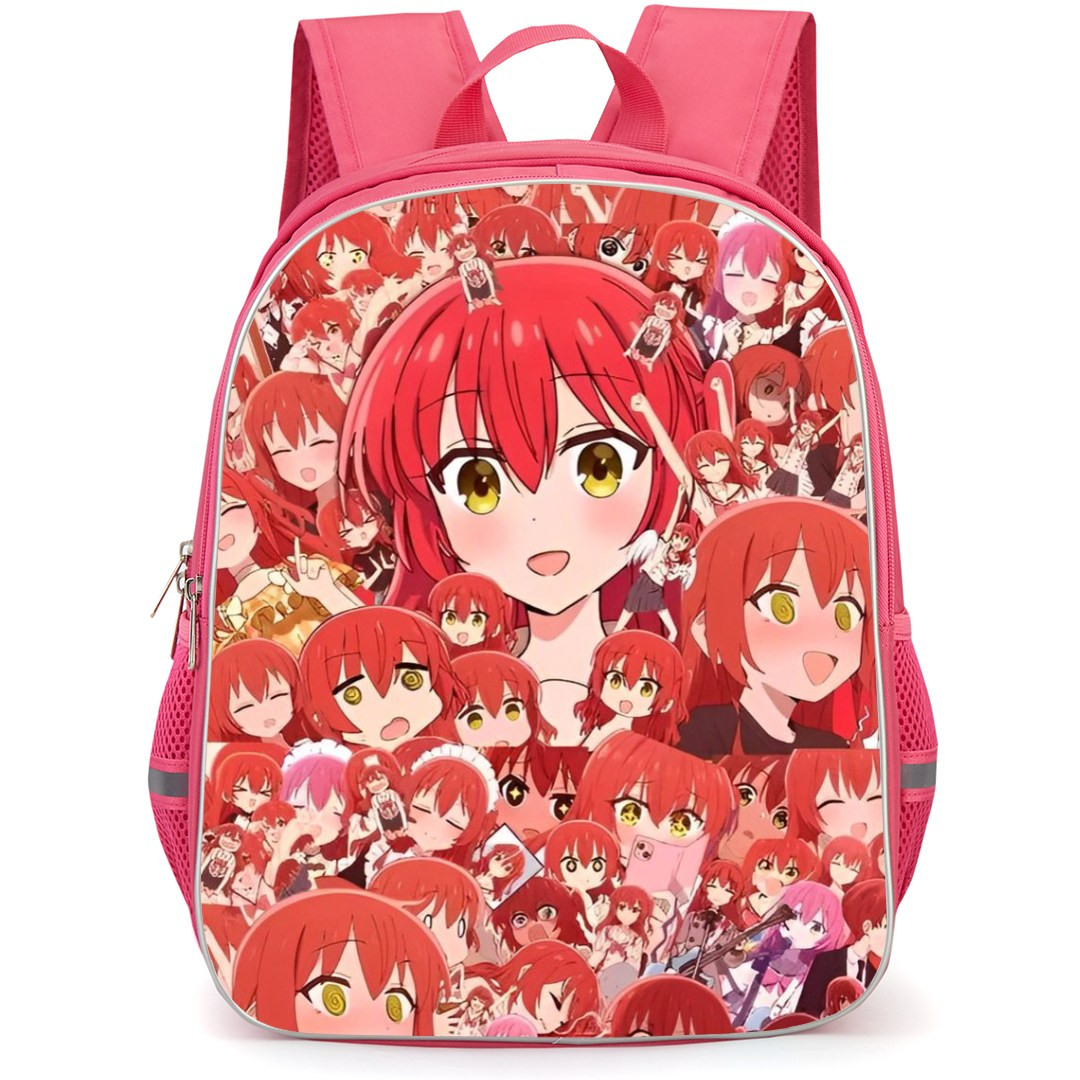Bocchi The Rock Ikuyo Kita Backpack StudentPack - Ikuyo Kita Avatar Collage Poster