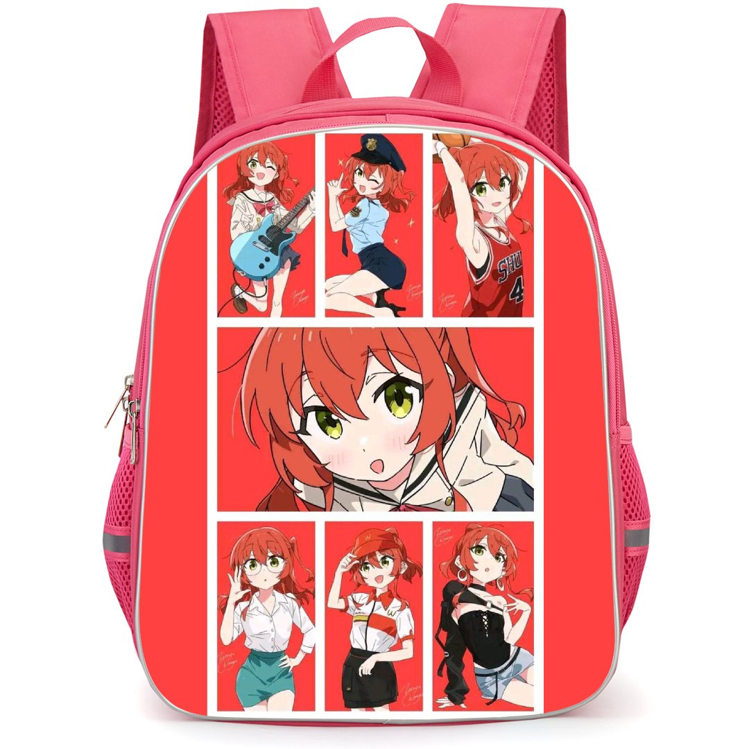 Bocchi The Rock Ikuyo Kita Backpack StudentPack - Ikuyo Kita Collage Sticker