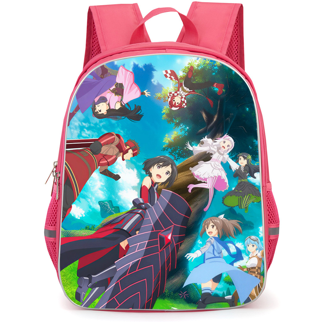 Bofuri I Don't Want to Get Hurt so I'll Max Out My Defense Backpack School Bag StudentPack - Characters Exploring a Fantasy World Action
