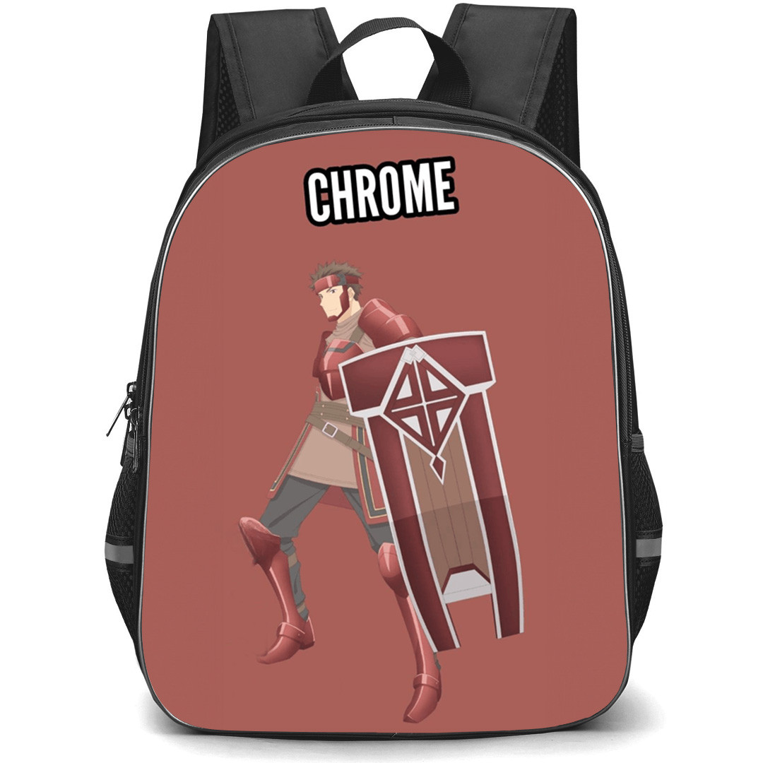 Bofuri I Don't Want to Get Hurt so I'll Max Out My Defense Chrome Backpack School Bag StudentPack - Chrome a Great Shielder Artwork