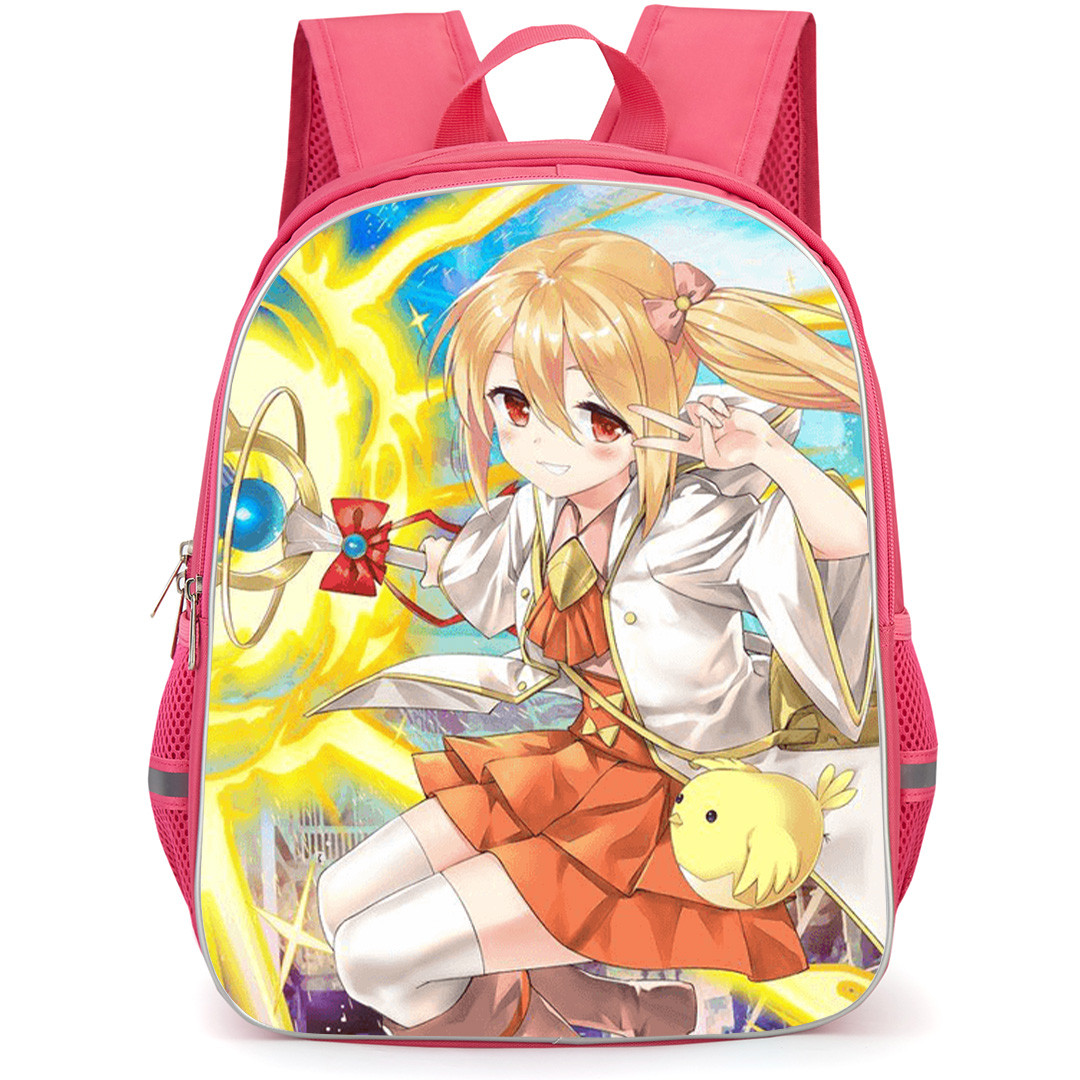 Bofuri I Don't Want to Get Hurt so I'll Max Out My Defense Frederica Backpack School Bag StudentPack - Frederica Show Her Powers Artwork