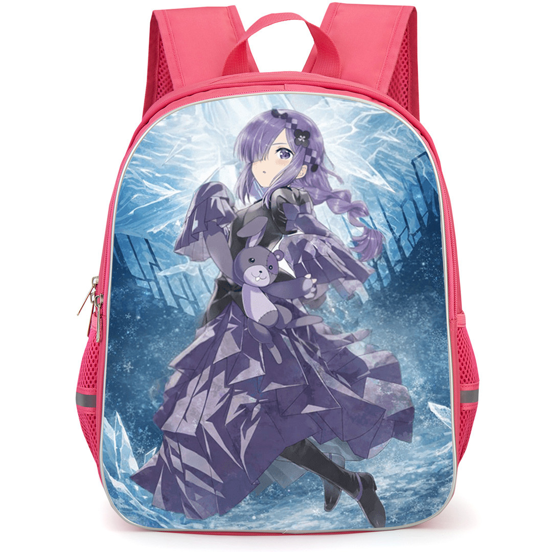 Bofuri I Don't Want to Get Hurt so I'll Max Out My Defense Hinata Backpack School Bag StudentPack - Hinata Casting Ice Magic Poster