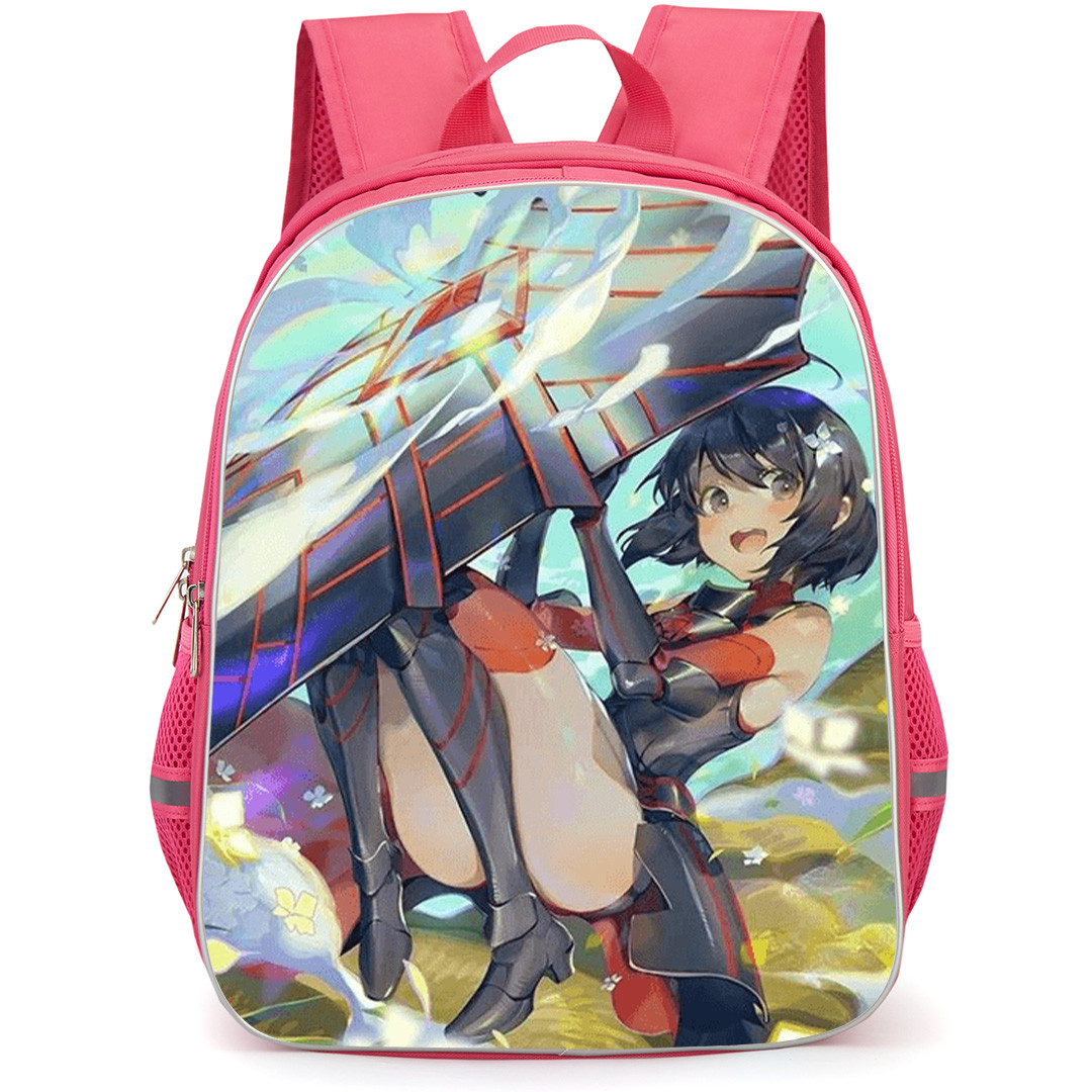 Bofuri I Don't Want to Get Hurt so I'll Max Out My Defense Backpack School Bag StudentPack - Maple And Sally Action Pose Art