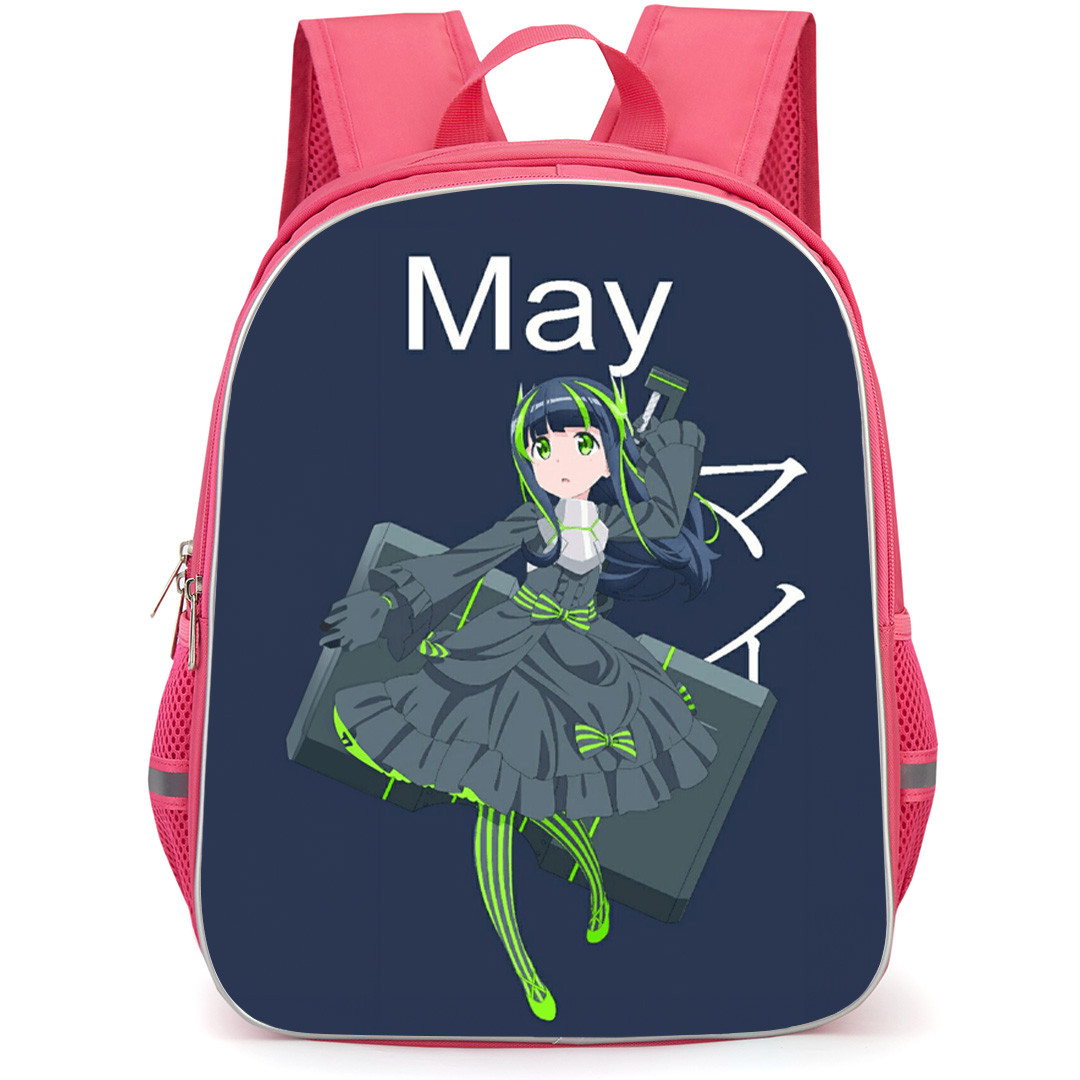 Bofuri I Don't Want to Get Hurt so I'll Max Out My Defense May Backpack School Bag StudentPack - May Wears Dark Gothic-Style Dress Poster