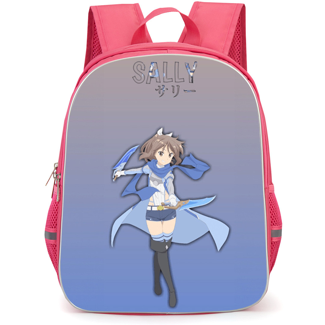 Bofuri I Don't Want to Get Hurt so I'll Max Out My Defense Sally Backpack School Bag StudentPack - Sally Dual Blades Poster