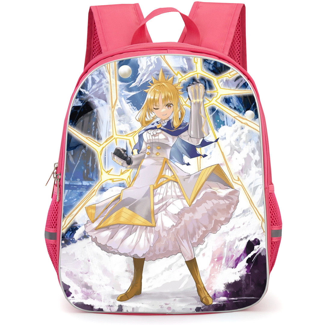 Bofuri I Don't Want to Get Hurt so I'll Max Out My Defense Velvet Backpack School Bag StudentPack - Velvet Master of Thunder Storm Art