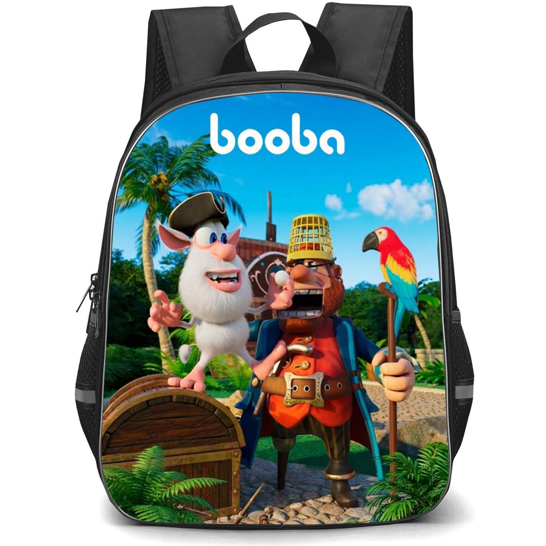 Booba Backpack School Bag StudentPack - Booba 2014 Cartoon Series Poster