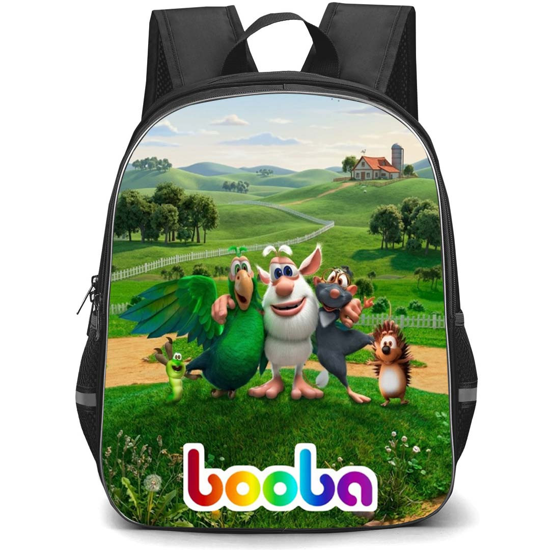 Booba Backpack School Bag StudentPack - Booba And Friends Countryside Poster