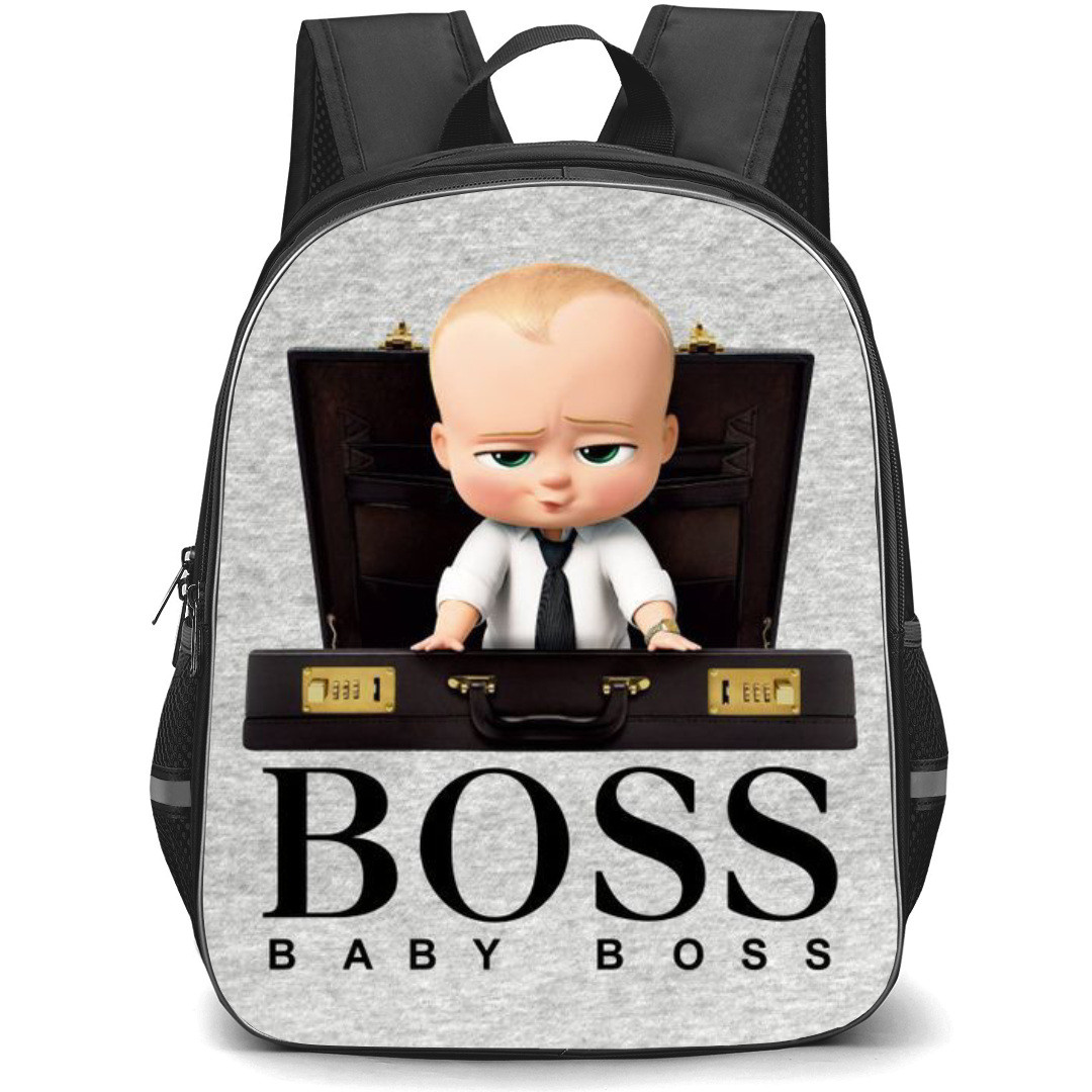 The Boss Baby Backpack StudentPack - The Boss Baby Sitting On Briefcase Poster