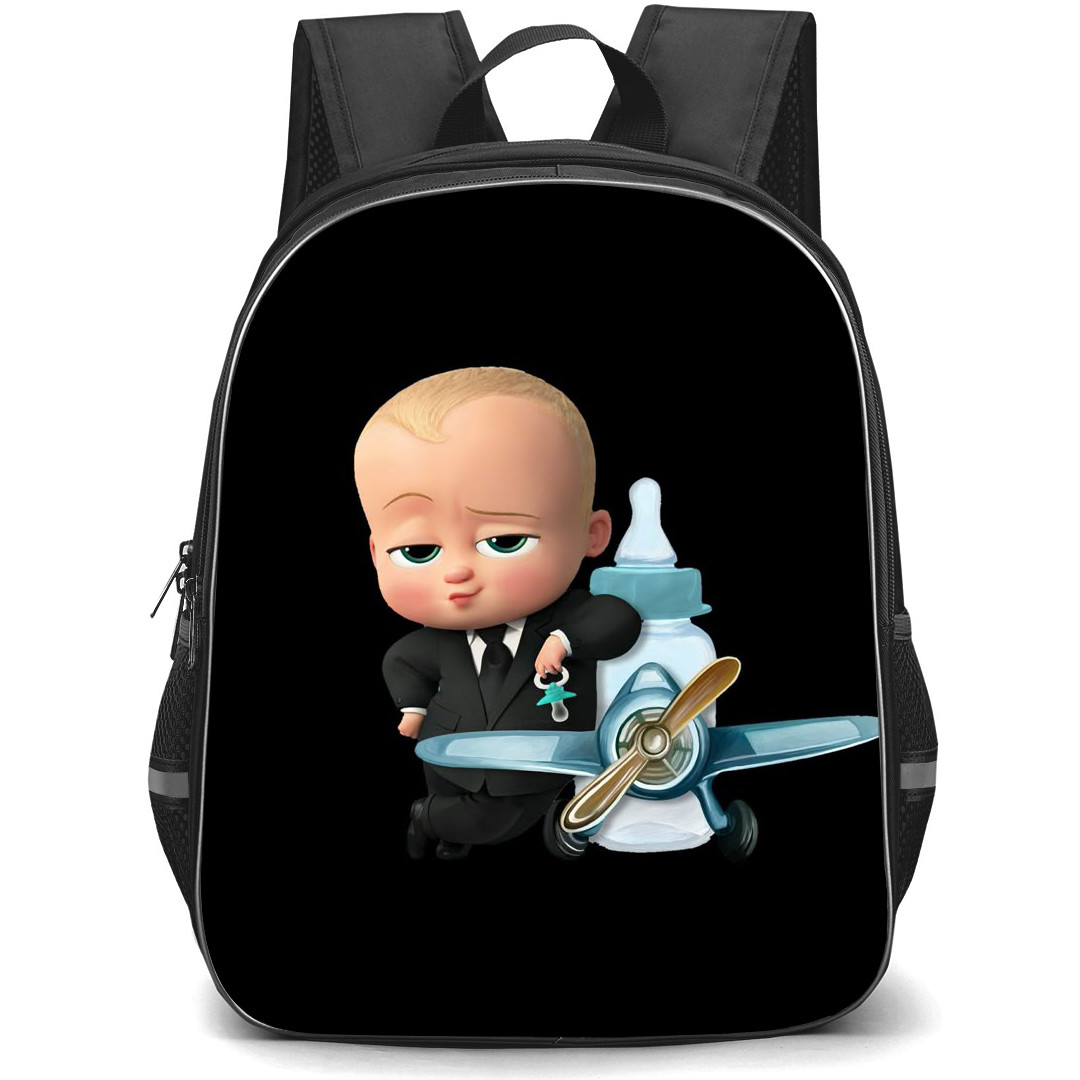 The Boss Baby Backpack StudentPack - The Boss Baby Standing On Black Background